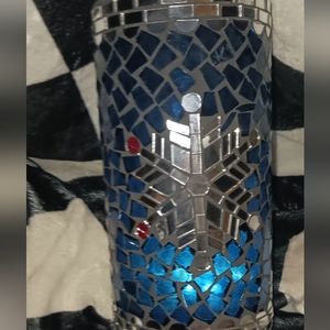 Mosaic snowflake candle holder from yankee candle
